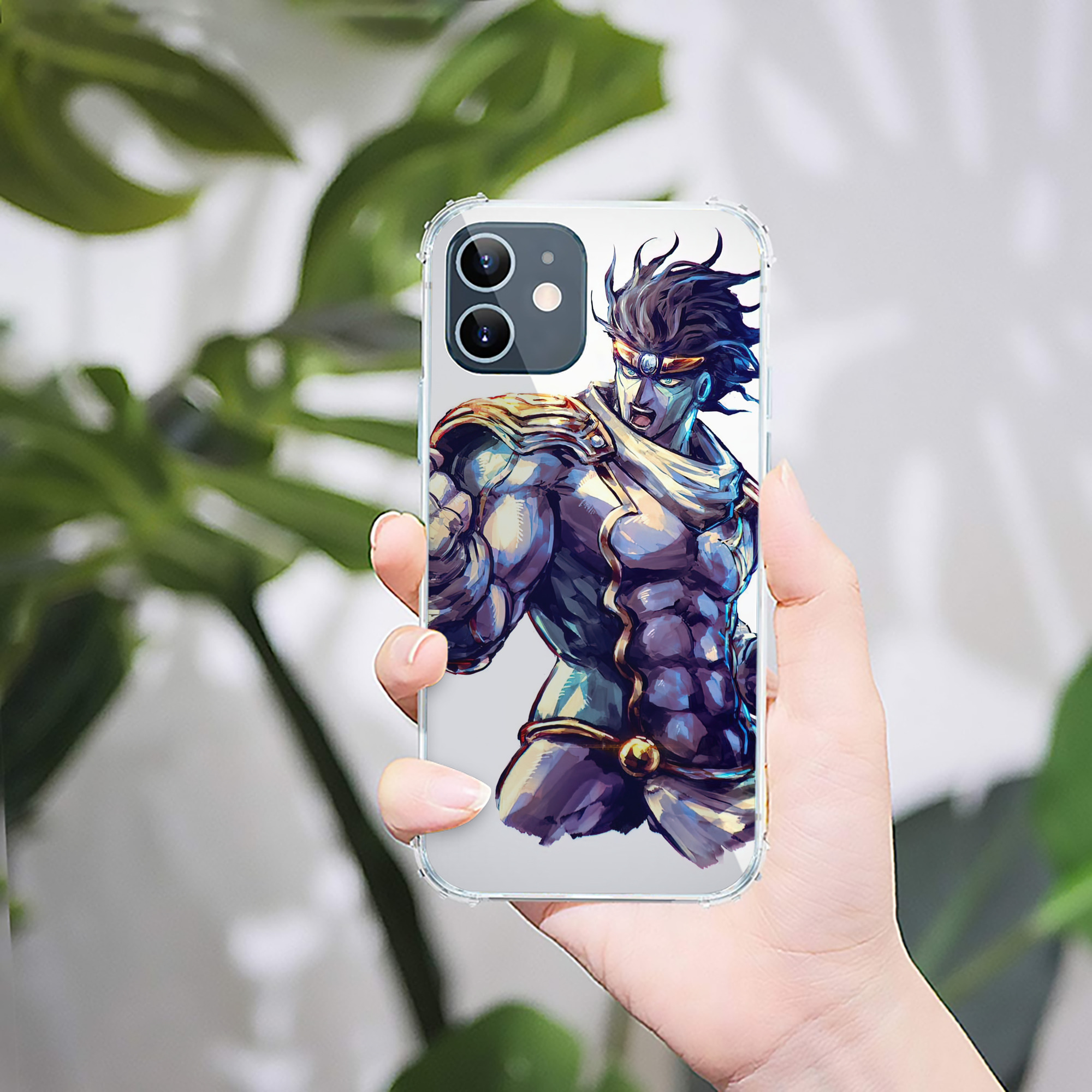 （画像用） ジョジョの奇妙な冒険 JoJo's Bizarre Adventure 【iPhone 12シリーズ対応】透明スマホケース（クリアソフトケース）